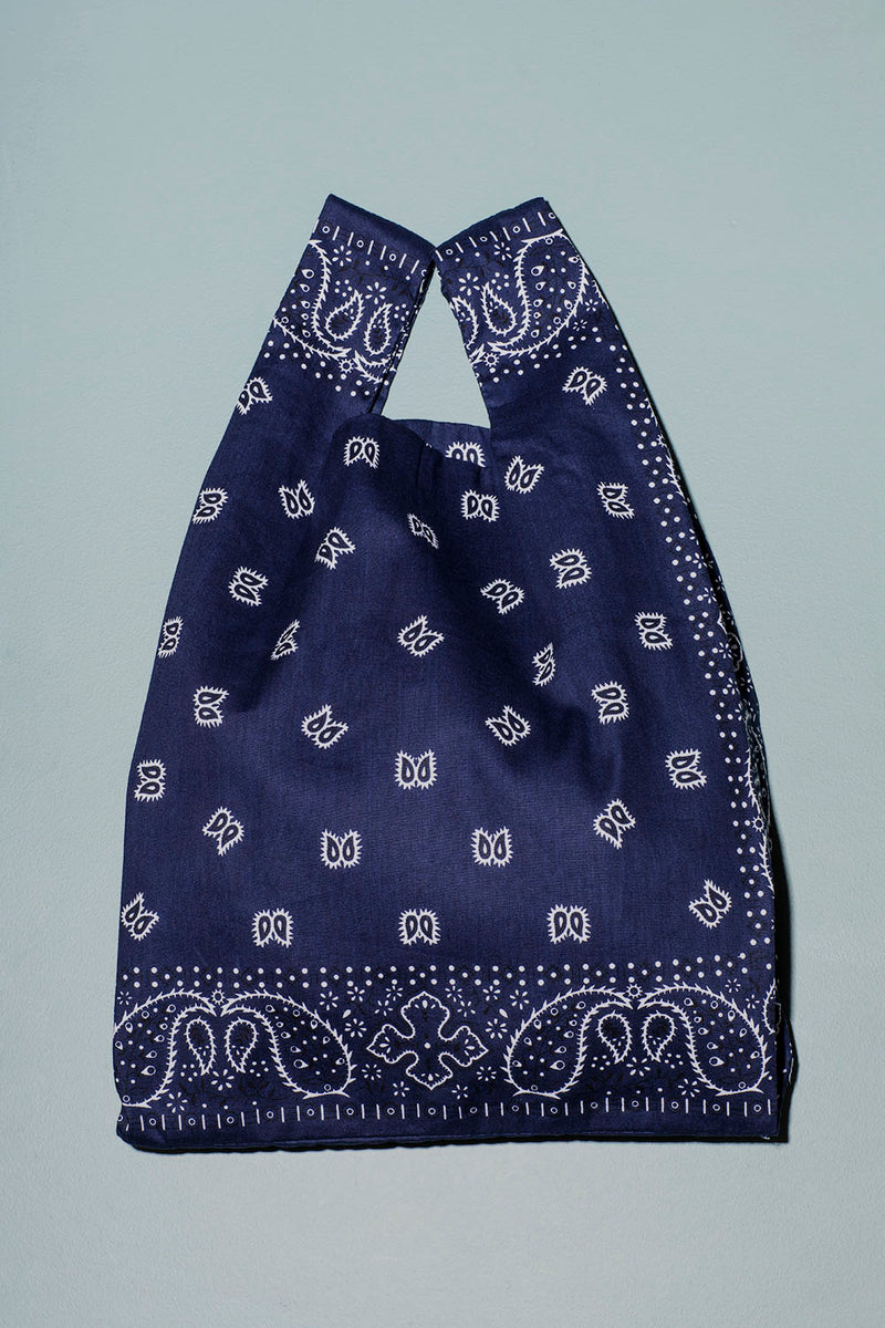 Shopper Bandana Blu – Madame Pauline Vintage1