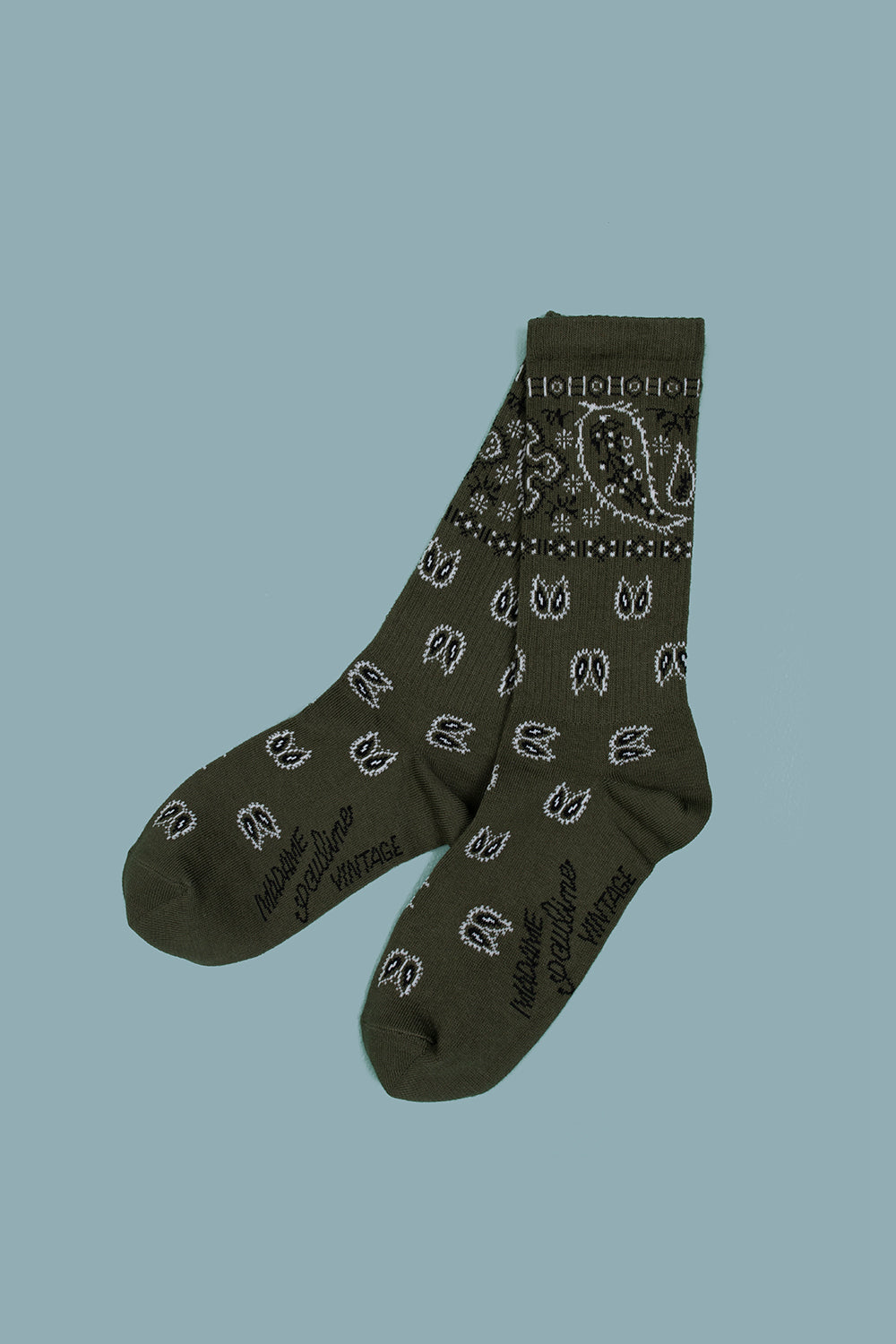 Calzini Bandana Ocra – Madame Pauline Vintage - Foto 5